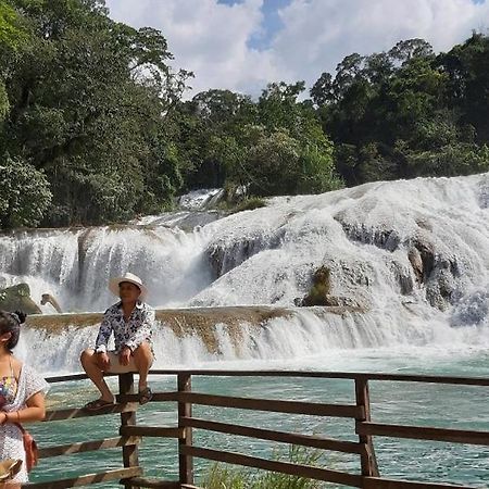Posada Tzeltal Arroyo Agua Azul Экстерьер фото
