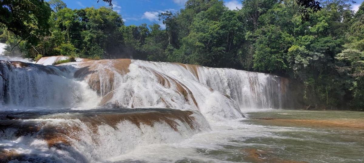 Posada Tzeltal Arroyo Agua Azul Экстерьер фото