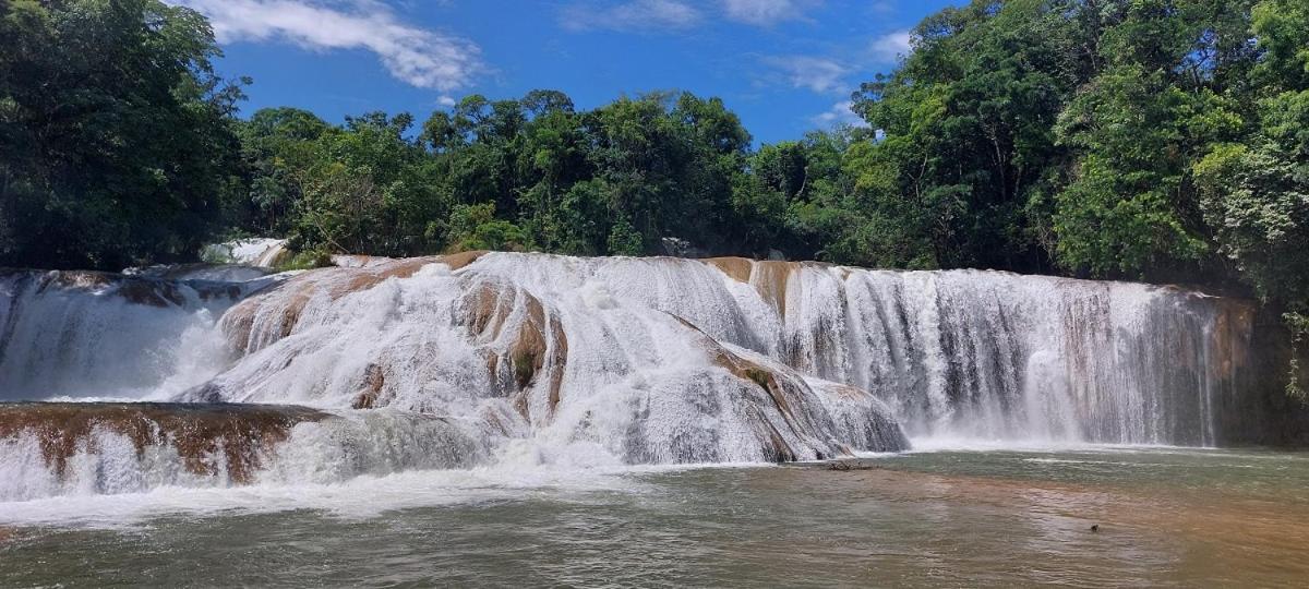 Posada Tzeltal Arroyo Agua Azul Экстерьер фото